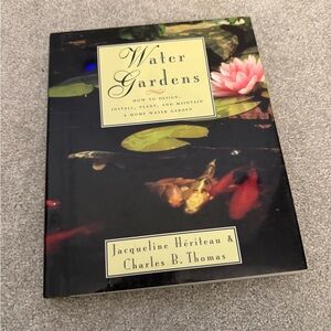 Water Gardens Book with Black and Pink Cover